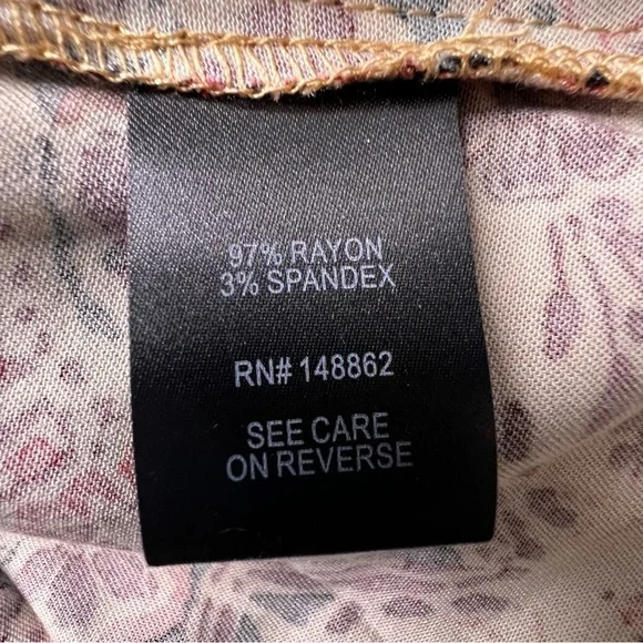 Torrid Midi Challis Smocked Waist Surplice Dress Size 2X - Picture 13 of 14